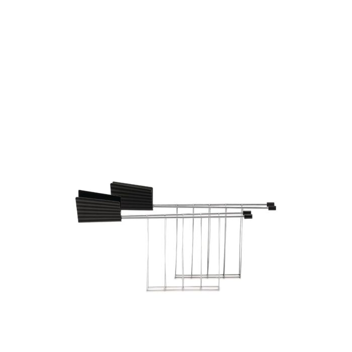 Alessi - Set of Two Toaster Racks - Black